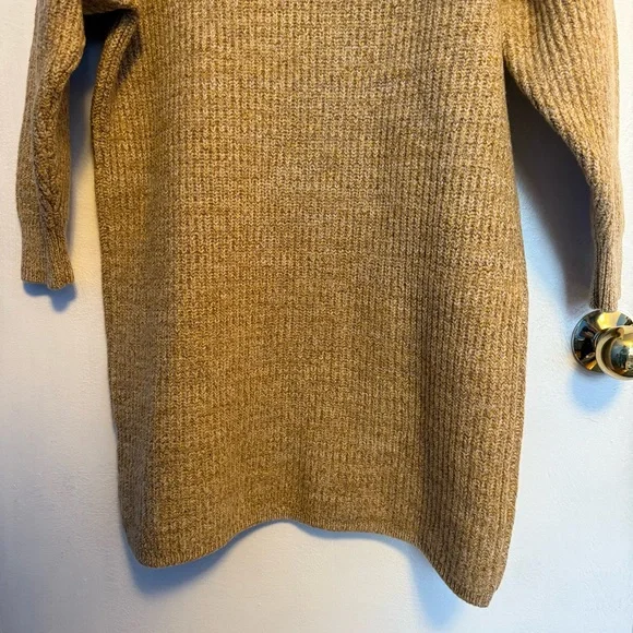 FINAL PRICE - Aritzia Wilfred Montpellier Sweater Dress - Camel - Picture 7 of 11